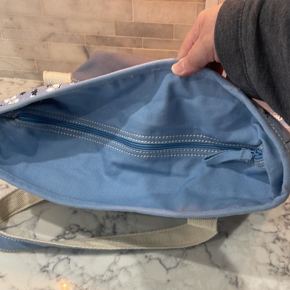 Draper James Lands-End collaboration Medium tote chambray blue - new and unused - Picture 7 of 10